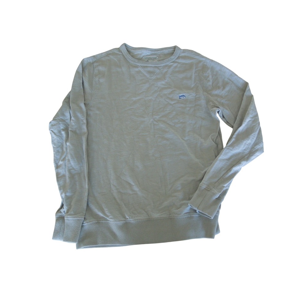 Southern Tide Skipjack Mens XS Gray Long Sleeve Performance Cotton‎ Shirt